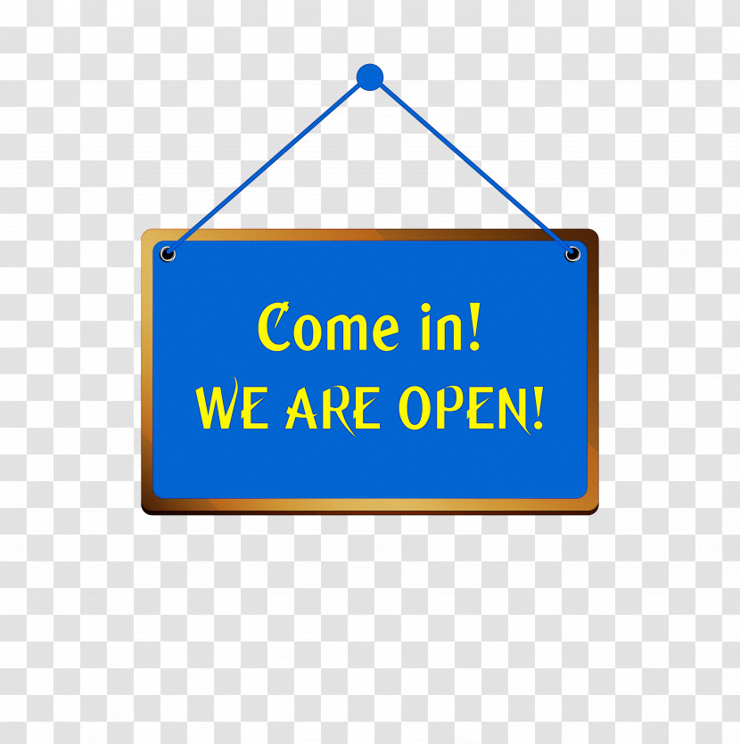We Are Open Transparent PNG