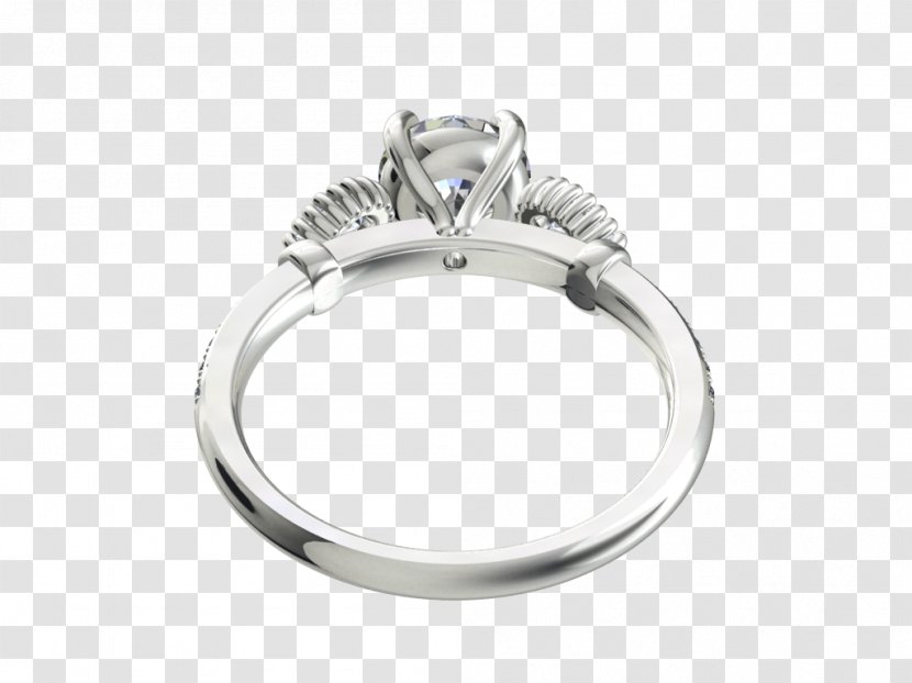 Gemological Institute Of America Wedding Ring Platinum Diamond Cut - Jewellery - 3d Printer Model Transparent PNG