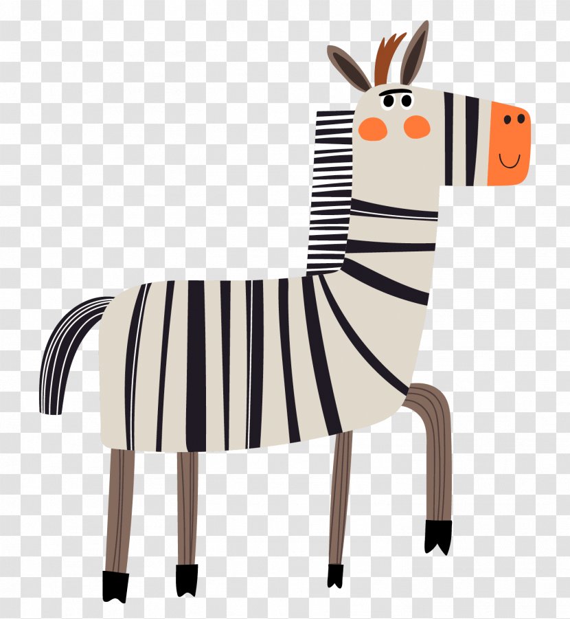 Animal Figure Zebra Toy Furniture Fawn - Stuffed Transparent PNG