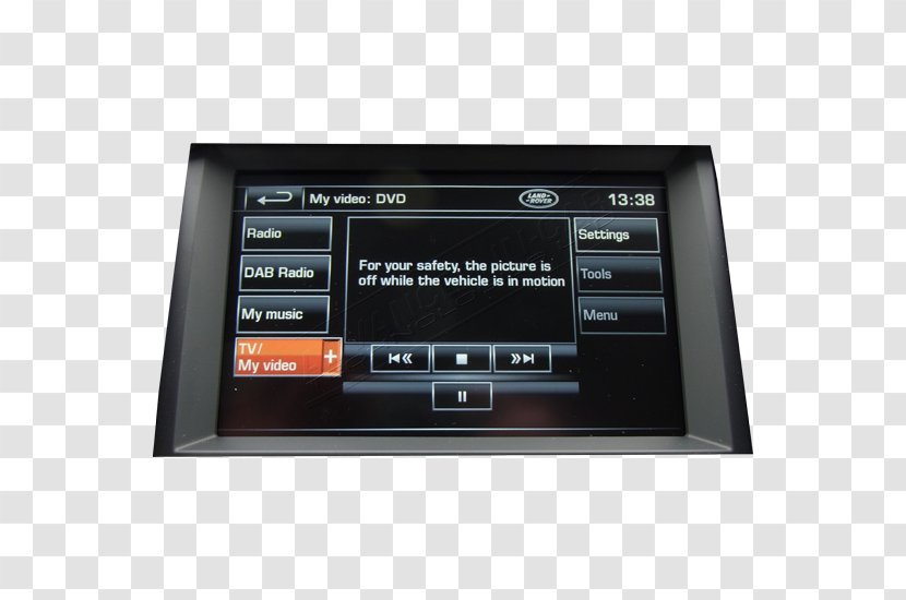 Luxury Vehicle Multimedia Display Device Computer Hardware Media Player - Land Rover Range Vogue Transparent PNG