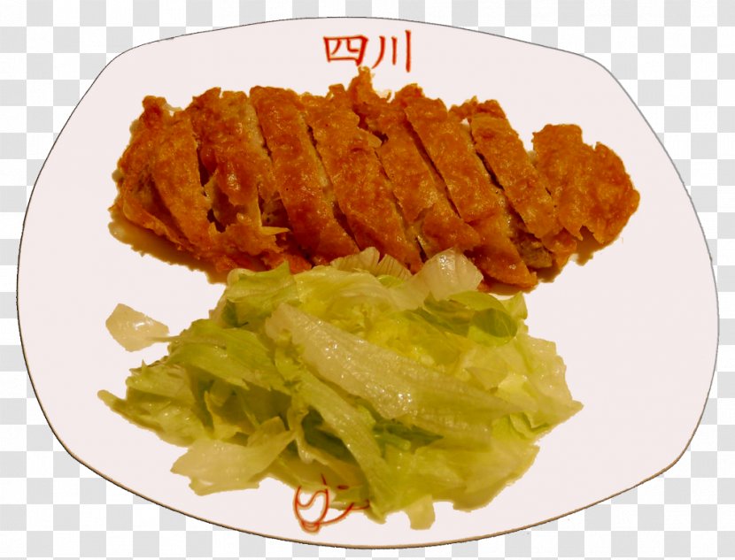Salad Vegetarian Cuisine Lettuce Food Recipe - Fried Transparent PNG