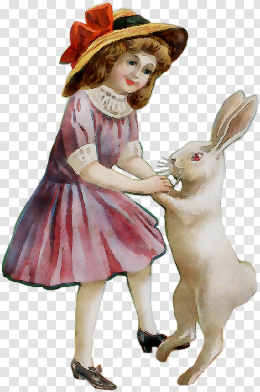 Easter Bunny Hare Illustration Figurine - Rabbit - Animal Figure Transparent PNG