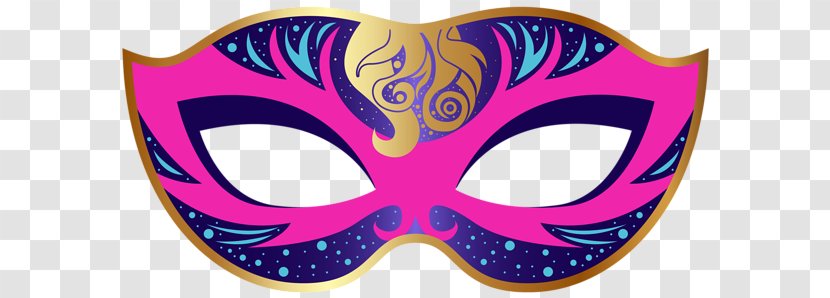 Venice Carnival Mask Clip Art - Masque Transparent PNG