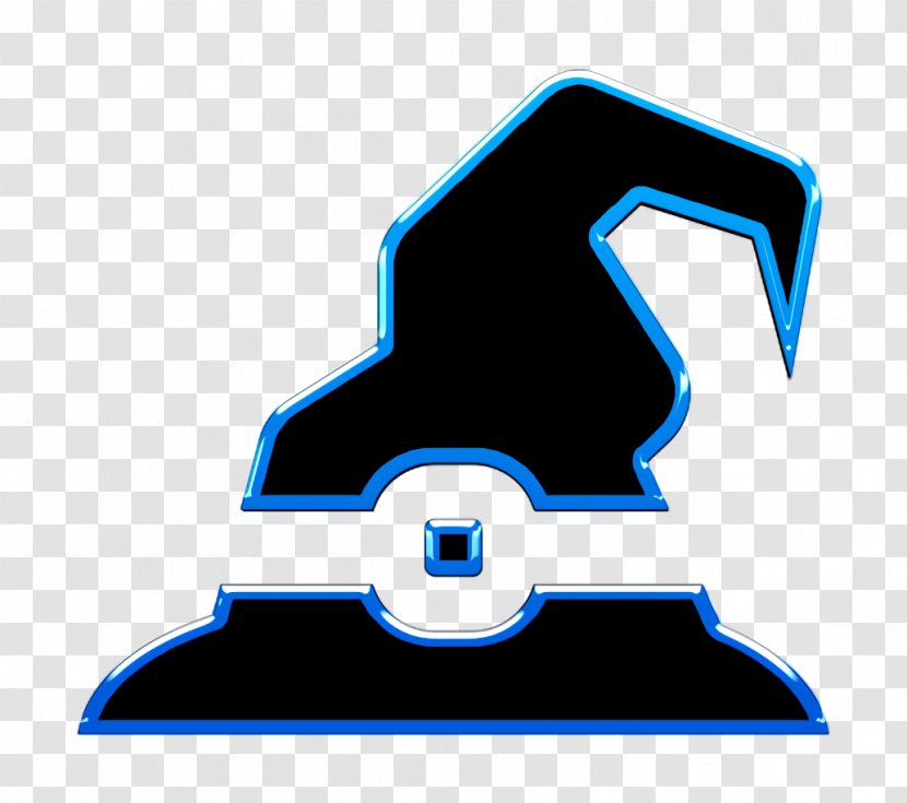 Cap Icon Hat Witch - Symbol Electric Blue Transparent PNG