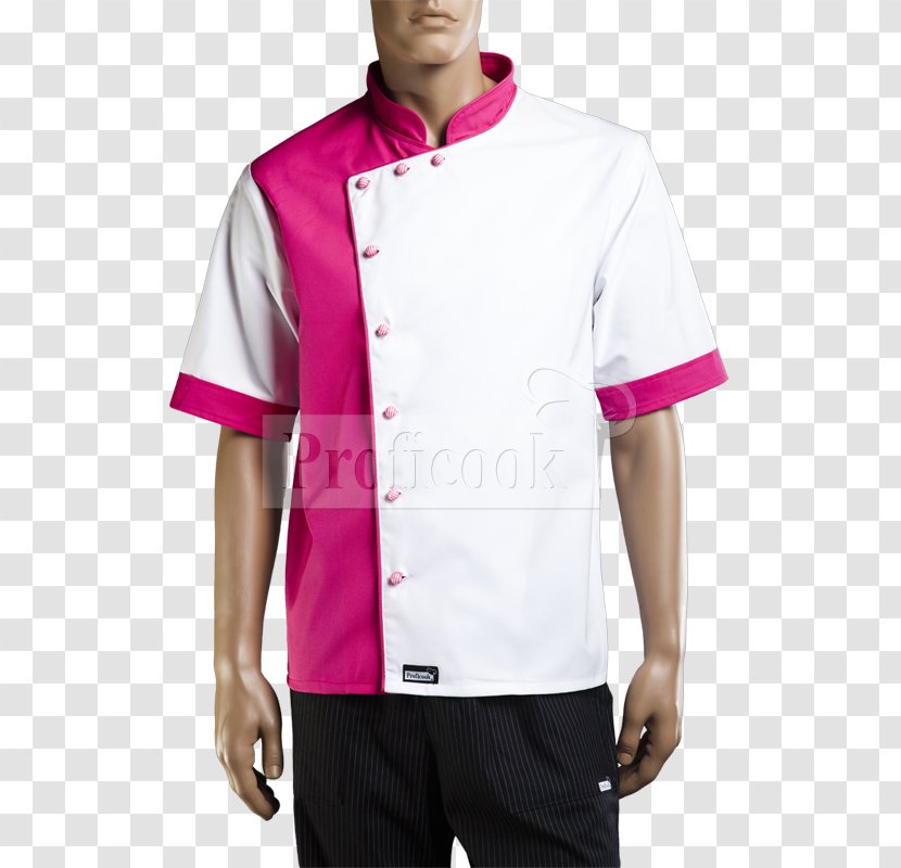 Chef's Uniform Sleeve Clothing Dress Shirt - Stx It20 Risk5rv Nr Eo Transparent PNG