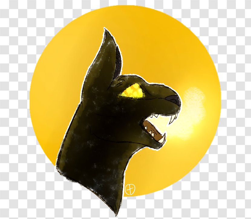 Yellow Snout Carnivores - Black Cat Transparent PNG