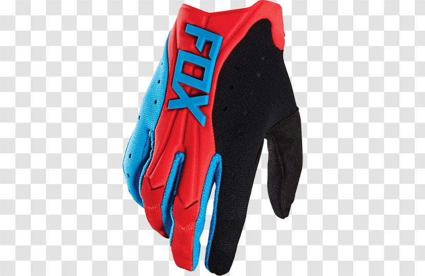 Glove Blue Fox Racing Flexair Libra Motocross Pants Cycling - Baseball Equipment - Gloves Transparent PNG