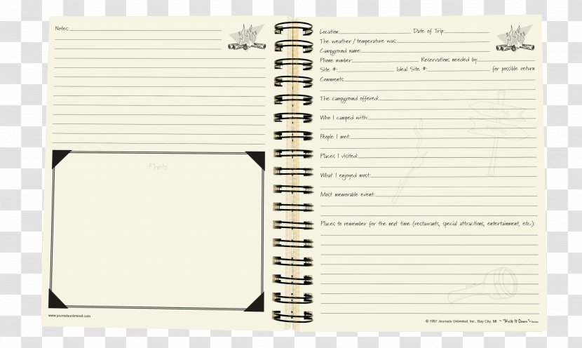 Memories 'our Family' Journal Memories, Family (Color) Amazon.com Paper Camping - Tail Footer Line Transparent PNG