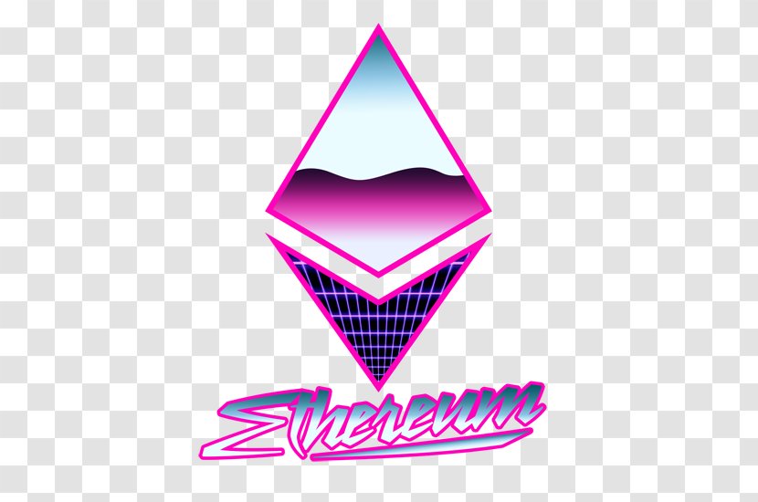 Ethereum Logo Cryptocurrency Bitcoin Initial Coin Offering - 80s Transparent PNG