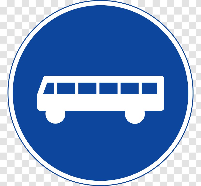 Bus Stop Traffic Sign Road - Template Transparent PNG