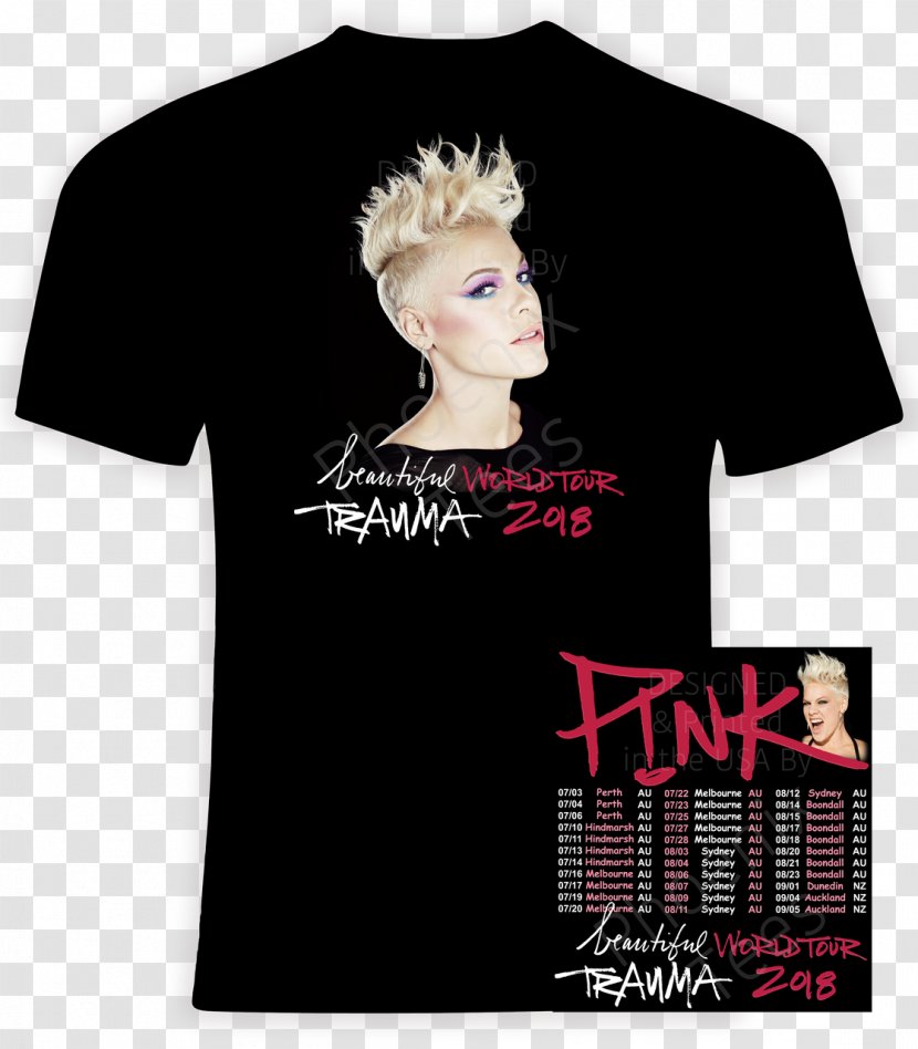 Beautiful Trauma World Tour Concert T-shirt - T Shirt - Long Sleeve Transparent PNG
