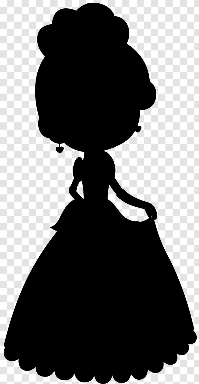 Clip Art Dress Silhouette - Fictional Character - Style Transparent PNG