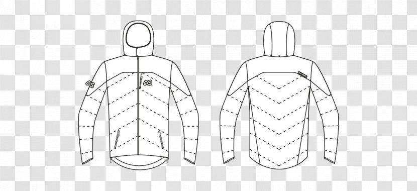 Sketch Sleeve Product Design Line Art - Material - Jacket Illustration Transparent PNG