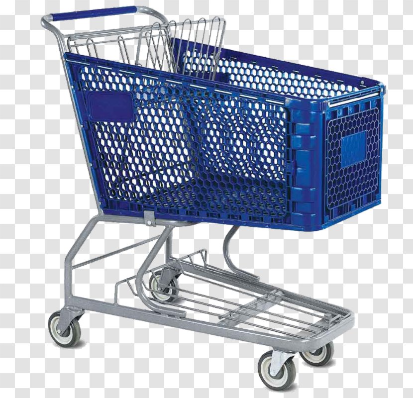 Shopping Cart Grocery Store Bag - Plastic Transparent PNG