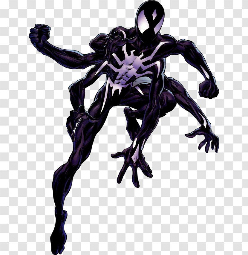 Spider-Man Venom Tarantula Marvel Comics Universe - Black - Animated Spider Pictures Transparent PNG