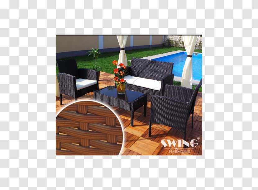 Table Garden Furniture Rattan Family Room - Chair Transparent PNG