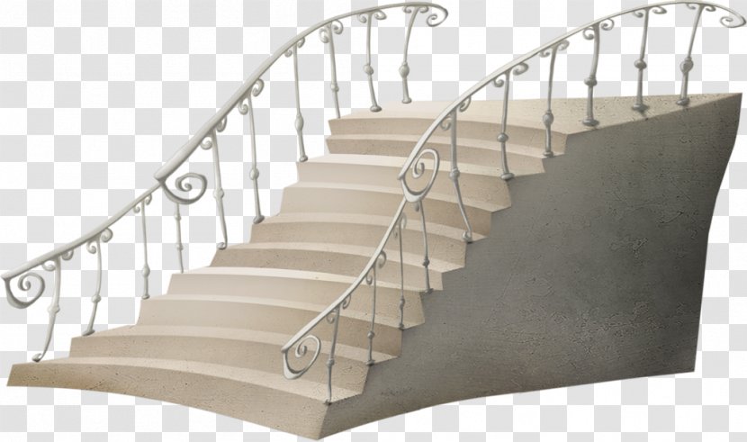 Stairs Handrail Scrap Wrought Iron Stone - Stair Transparent PNG
