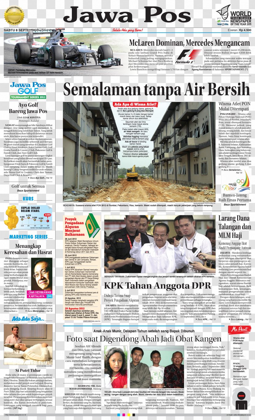 Newspaper Advertising Jawa Pos Transparent PNG