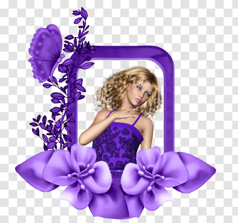 Picture Frame Photomontage Photography Online And Offline - Lavender - Free Glitter Graphics Transparent PNG