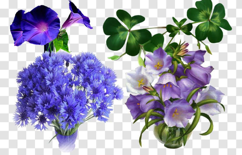 Floral Design Flower Bouquet Cut Flowers - Blue Transparent PNG