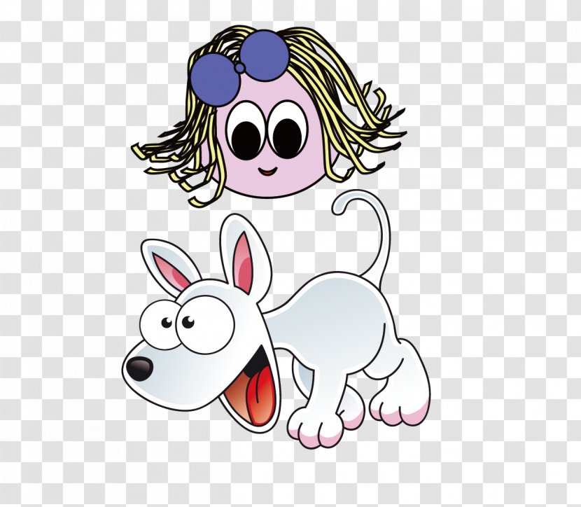 Dog Illustration - Watercolor - Children And Dogs Cartoon Avatar Transparent PNG