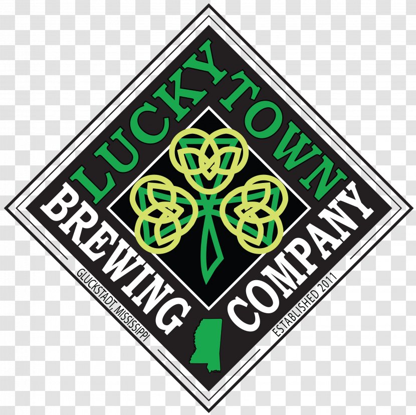 Lucky Town Brewing Company Beer Pale Ale Founders - Emblem Transparent PNG