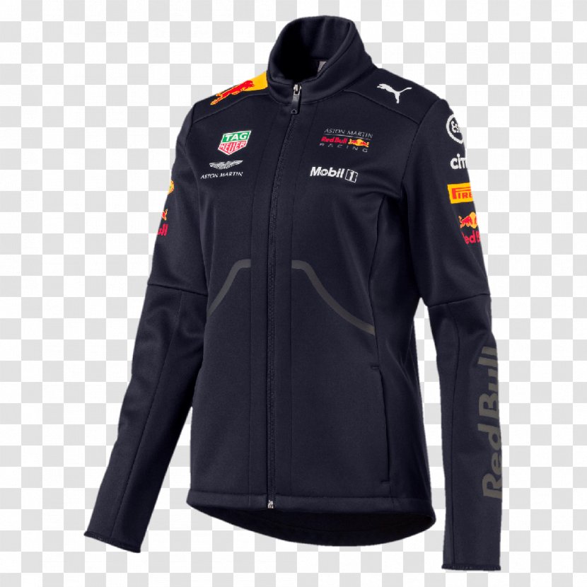 Red Bull Racing Scuderia Ferrari T-shirt Formula 1 Jacket - Outerwear - Max Verstappen Transparent PNG