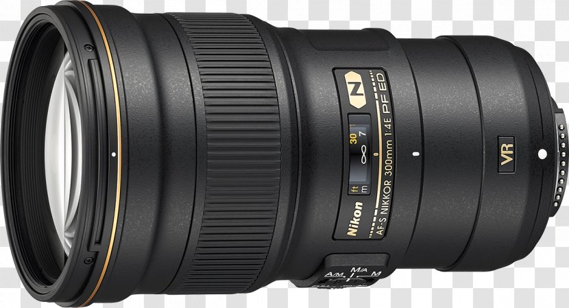 Nikon AF-S DX Nikkor 55-300mm F/4.5-5.6G ED VR 35mm F/1.8G Telephoto 300mm F/4.0 F-number - Afs Dx 55300mm F4556g Ed Vr - Camera Lens Transparent PNG