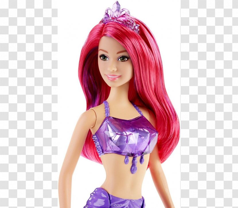 Barbie Fashion Doll Mermaid Toy - Brown Hair Transparent PNG