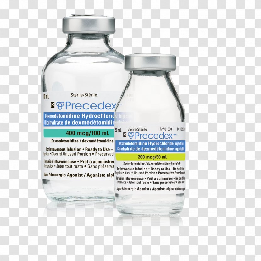Injection Vial Dexmedetomidine Hydrochloride - Water - Ready-to-use Transparent PNG