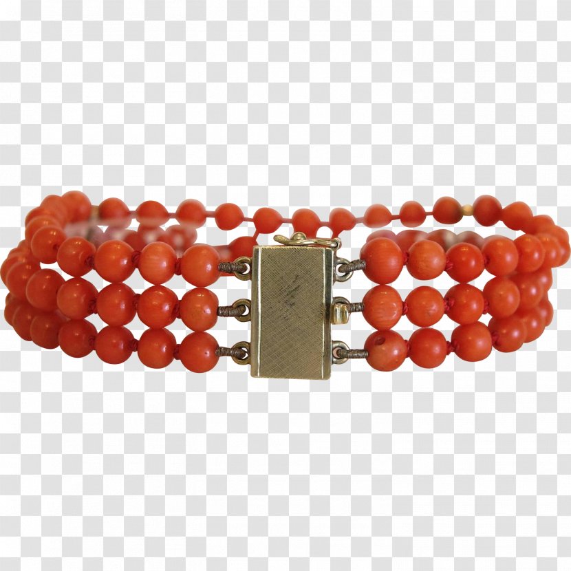 Earring Bracelet Bead Jewellery Clothing Accessories - Orange - Beads Transparent PNG