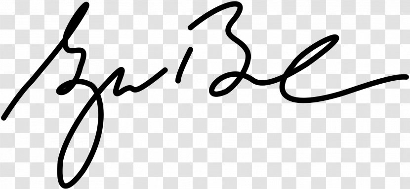 President Of The United States Signature - Wing Transparent PNG