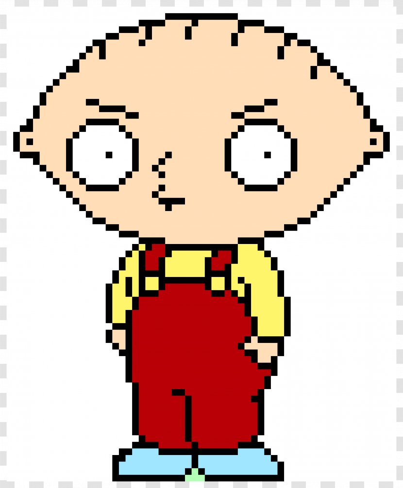 Stewie Griffin Brian Peter Chris Pixel Art - Family Guy Transparent PNG