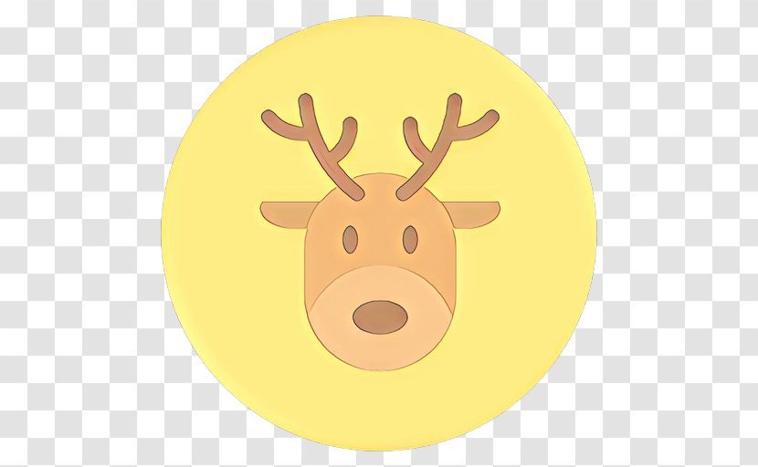 Reindeer - Cartoon - Moose Smile Transparent PNG