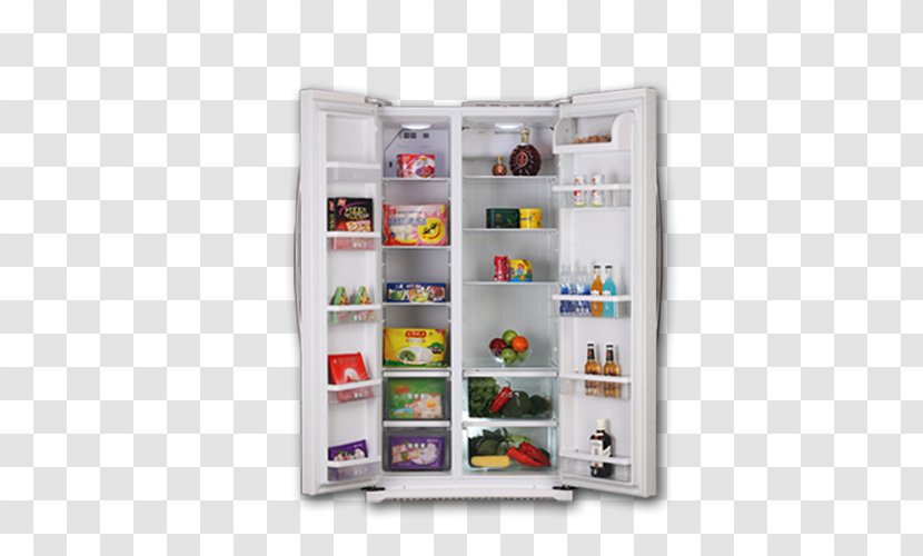 Refrigerator Home Appliance Minibar - An Open Large Transparent PNG