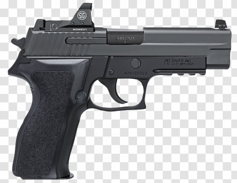 SIG Sauer P226 9×19mm Parabellum Pistol .357 - Ranged Weapon - Handgun Transparent PNG