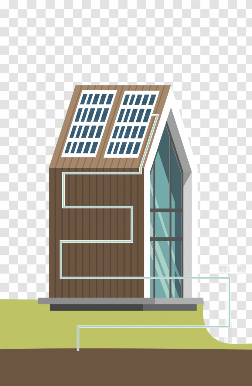 Solar Power Energy Panels House - Cladding - How Works Transparent PNG