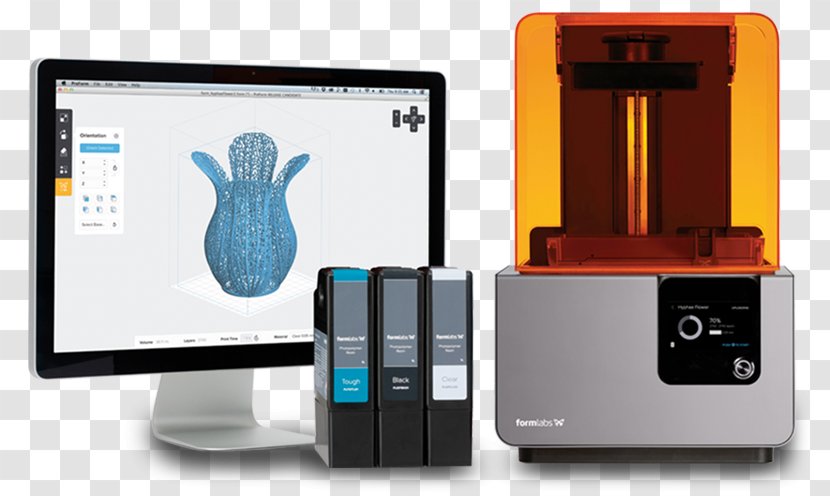 Formlabs 3D Printing Stereolithography Printer - Electronics Transparent PNG