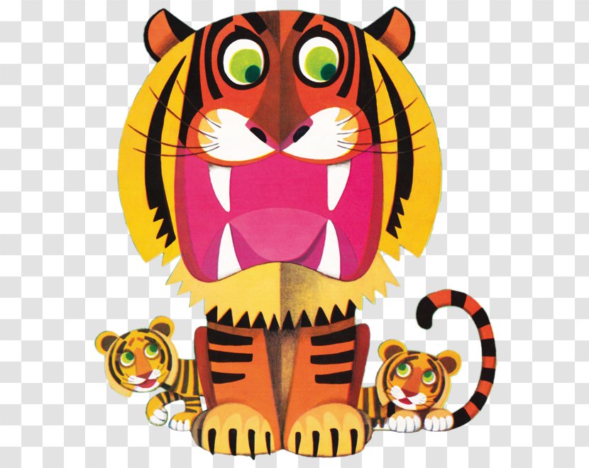 Tiger And Friends: A Pop-Up Book Lion Publishing - Big Cats - Pop Up Transparent PNG