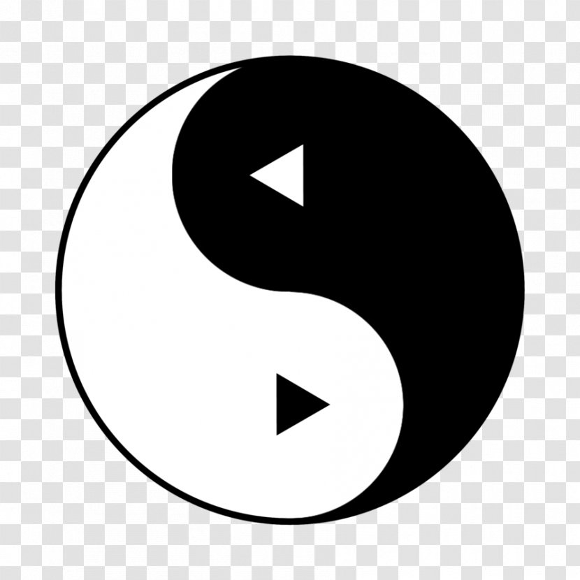 Yin And Yang Symbol Sign Black White Transparent PNG