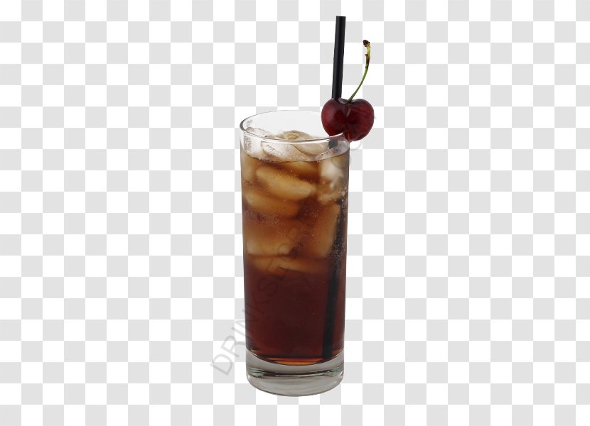 Rum And Coke Cocktail Garnish Sea Breeze Mai Tai Long Island Iced Tea - Punch Transparent PNG