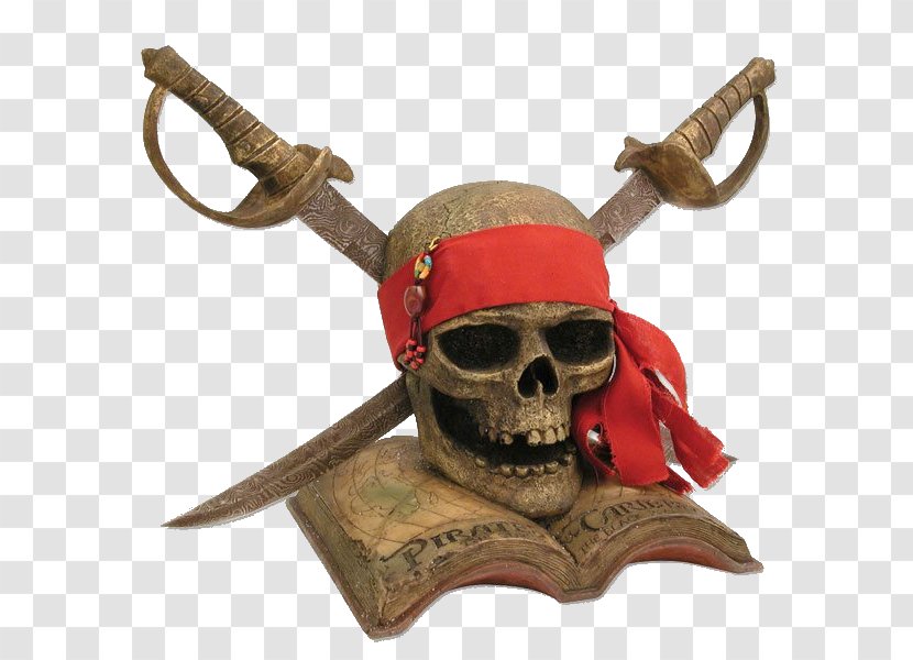 Tattoo Pirate The Captain Piracy Statue Pirates Of Caribbean - Skeleton Transparent PNG