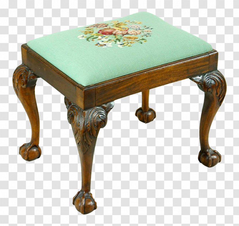Table Footstool 19th Century Upholstery - 18th - European Style Decorative Painting Transparent PNG