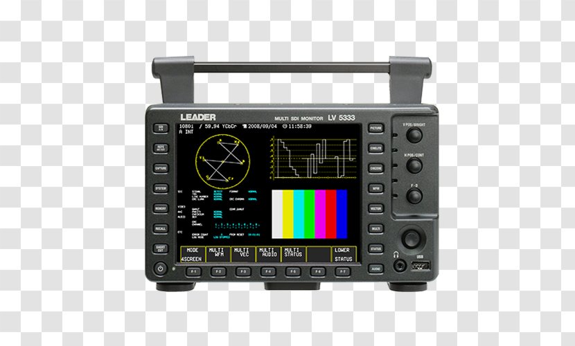 Waveform Monitor Serial Digital Interface Vectorscope Computer Monitors - Viewfinder Vector Transparent PNG