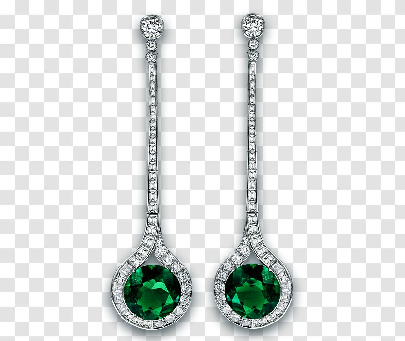 Emerald Earring Diamond Gemstone Jewellery - Ring - Natural Earrings Transparent PNG