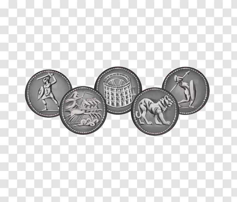 Coin Silver Metal Colosseum Kickstarter - Button Transparent PNG