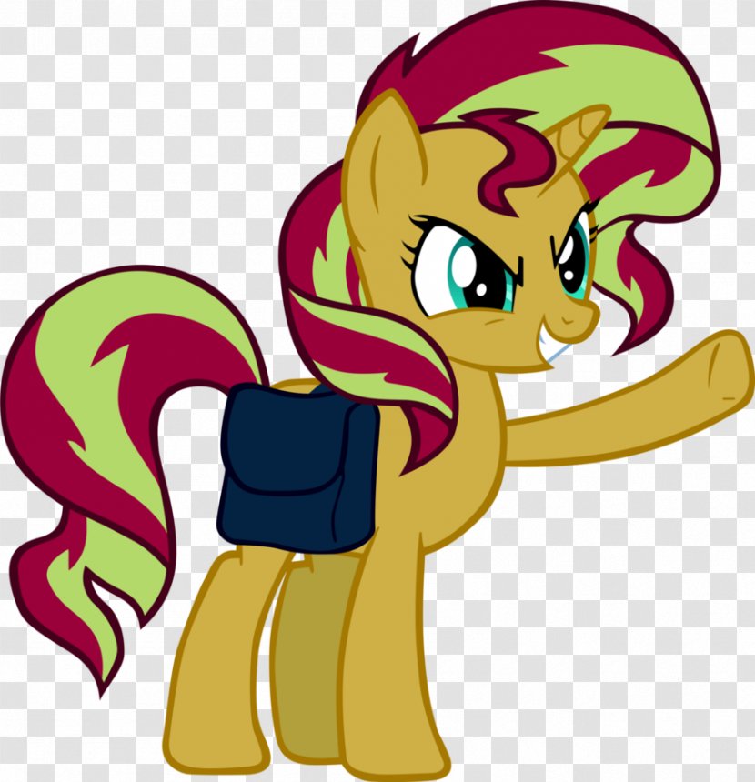 Sunset Shimmer Pony Princess Celestia Flash Sentry - Silhouette Transparent PNG