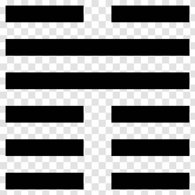 I Ching Yijing Hexagram Symbols Taoism Lí - Feng Shui - Text Transparent PNG