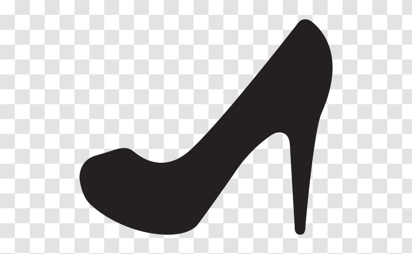 Ballet Shoe High-heeled Footwear Drawing Silhouette - Black - Heels Transparent PNG