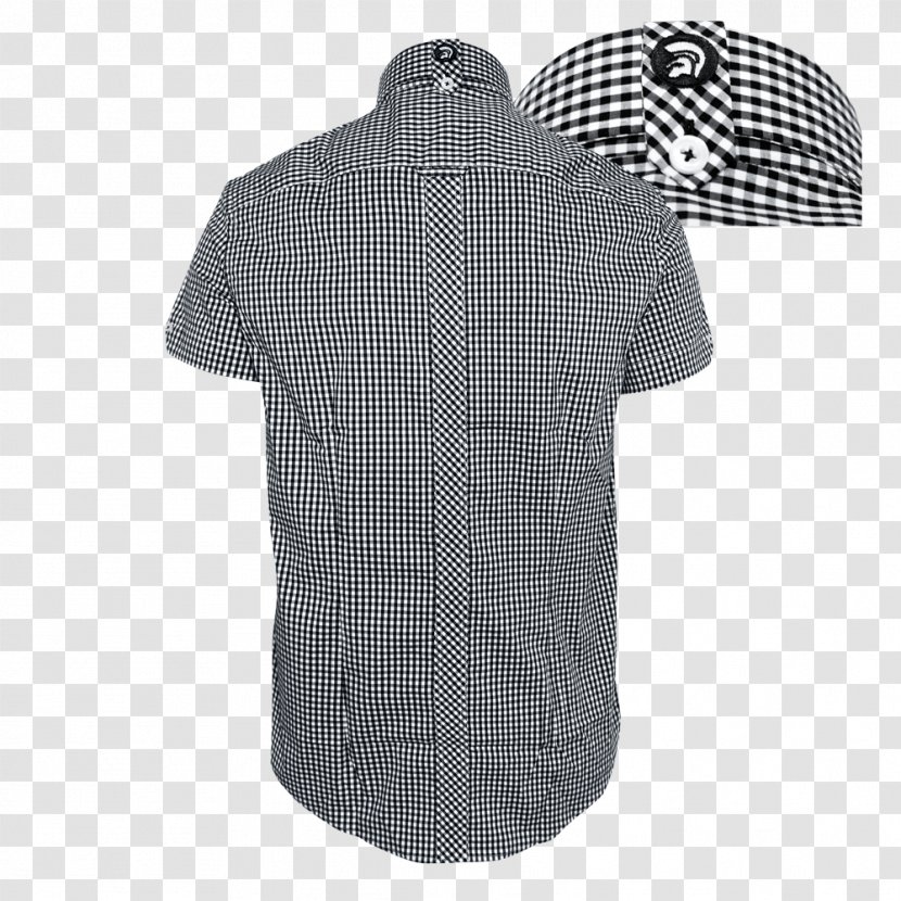 Dress Shirt Plaid Collar Sleeve - Button Down Hemd Transparent PNG